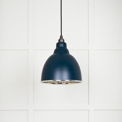 From The Anvil Hammered Nickel Brindley Pendant