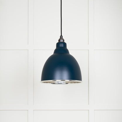 From The Anvil Hammered Nickel Brindley Pendant