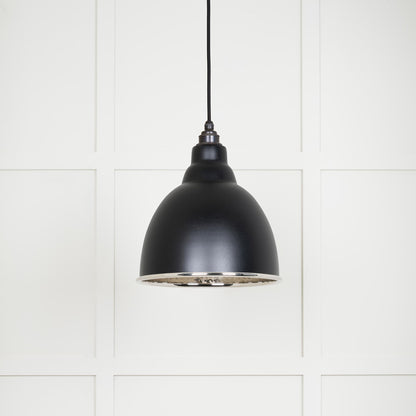 From The Anvil Hammered Nickel Brindley Pendant