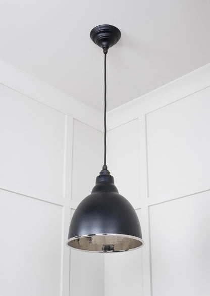 From The Anvil Hammered Nickel Brindley Pendant