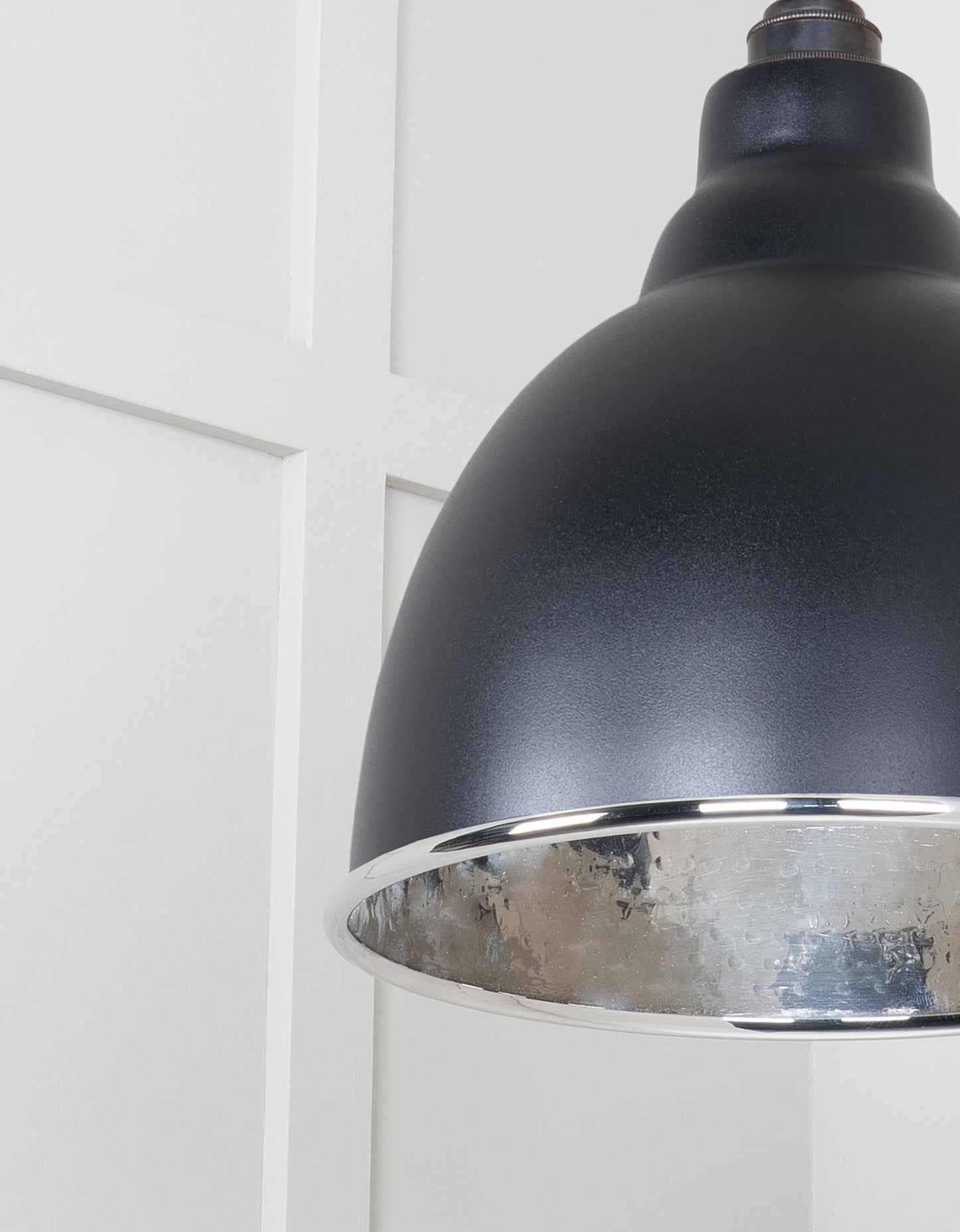 From The Anvil Hammered Nickel Brindley Pendant