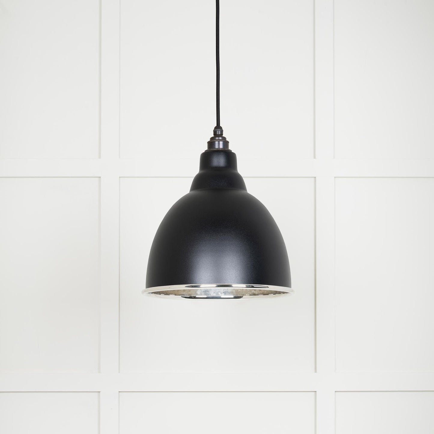 From The Anvil Hammered Nickel Brindley Pendant