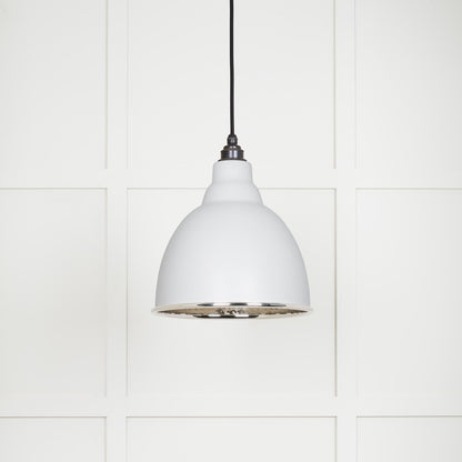 From The Anvil Hammered Nickel Brindley Pendant