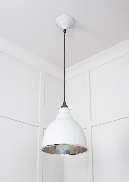 From The Anvil Hammered Nickel Brindley Pendant
