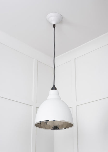 From The Anvil Hammered Nickel Brindley Pendant