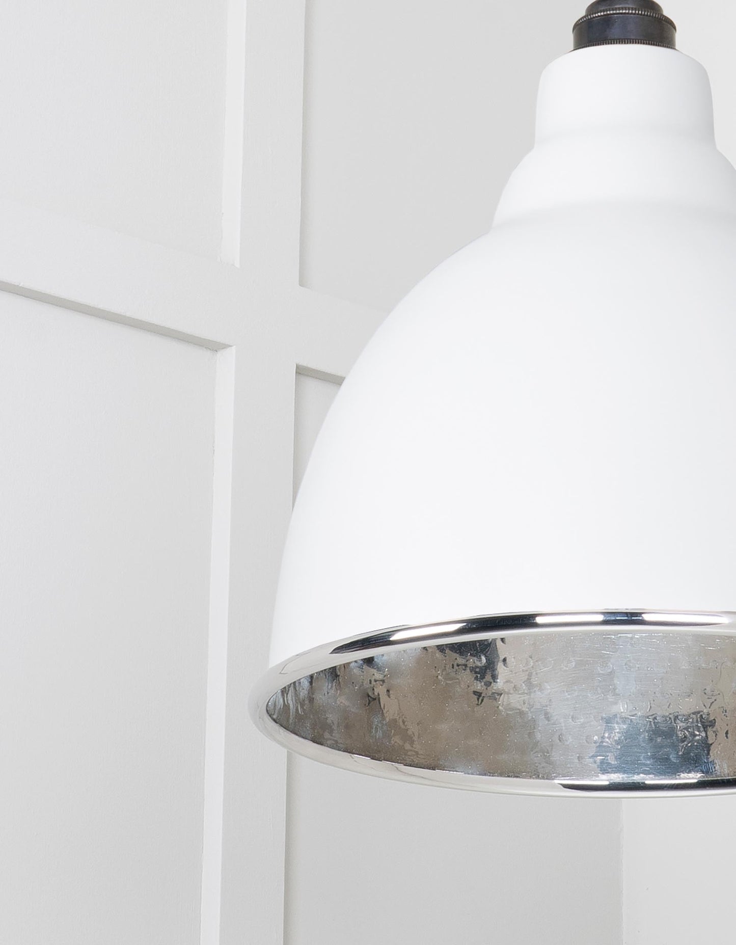 From The Anvil Hammered Nickel Brindley Pendant