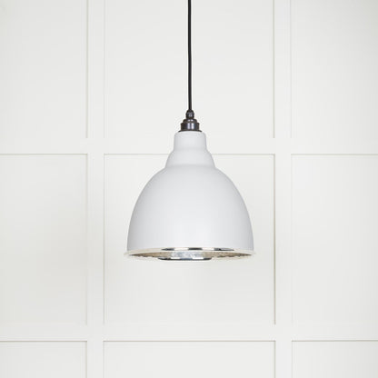 From The Anvil Hammered Nickel Brindley Pendant