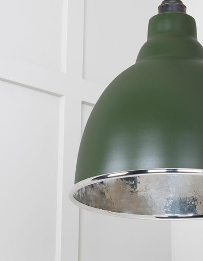 From The Anvil Hammered Nickel Brindley Pendant