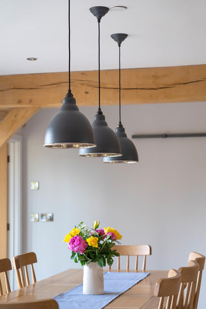 From The Anvil Hammered Nickel Brindley Pendant
