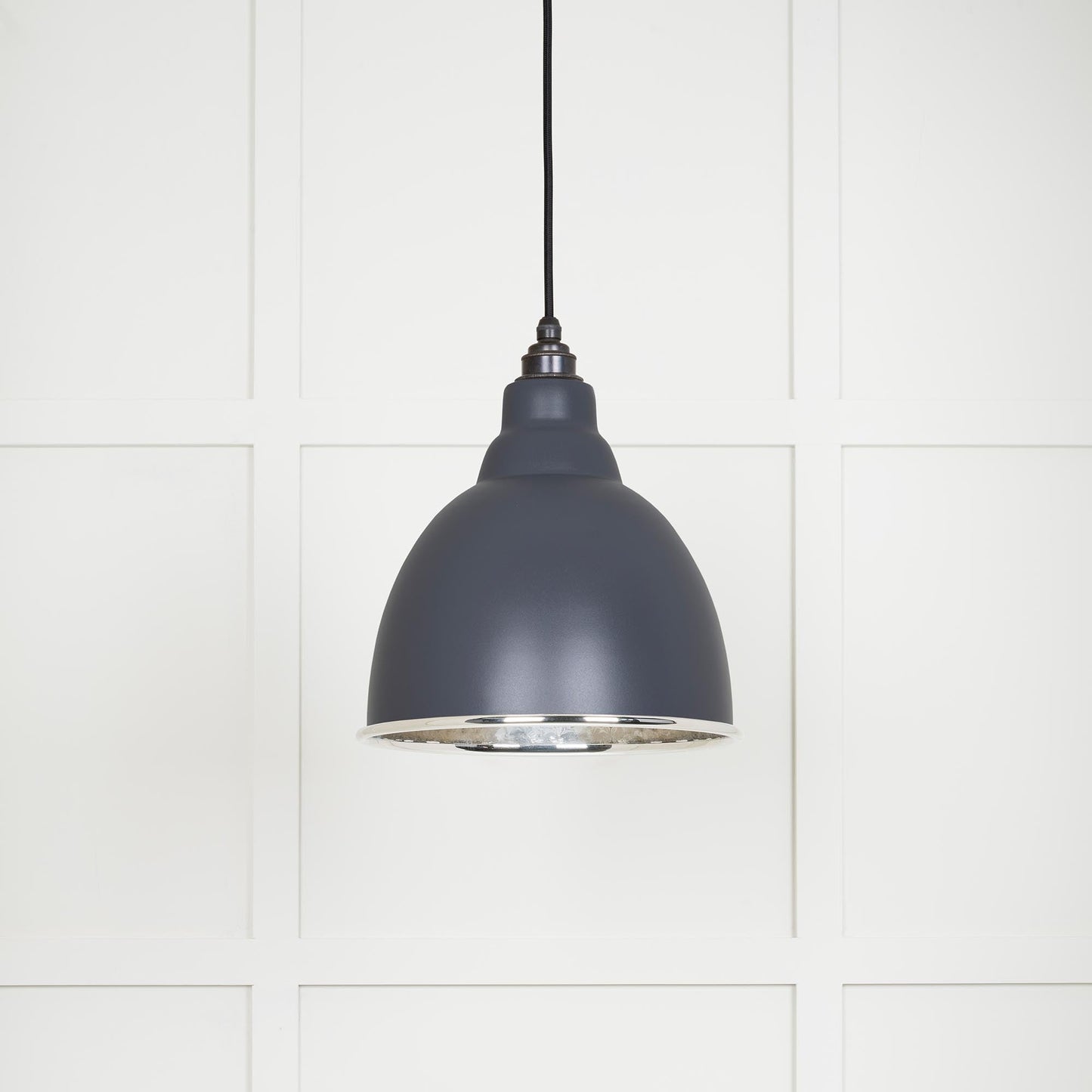 From The Anvil Hammered Nickel Brindley Pendant