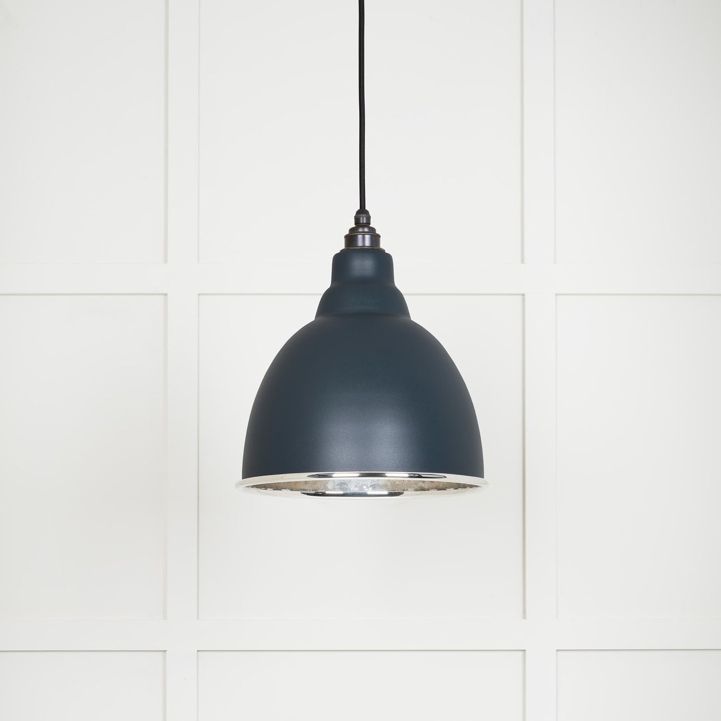 From The Anvil Hammered Nickel Brindley Pendant