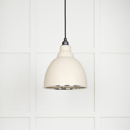 From The Anvil Hammered Nickel Brindley Pendant