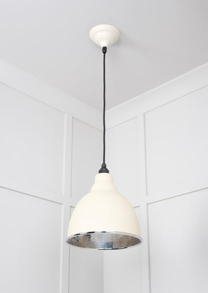 From The Anvil Hammered Nickel Brindley Pendant