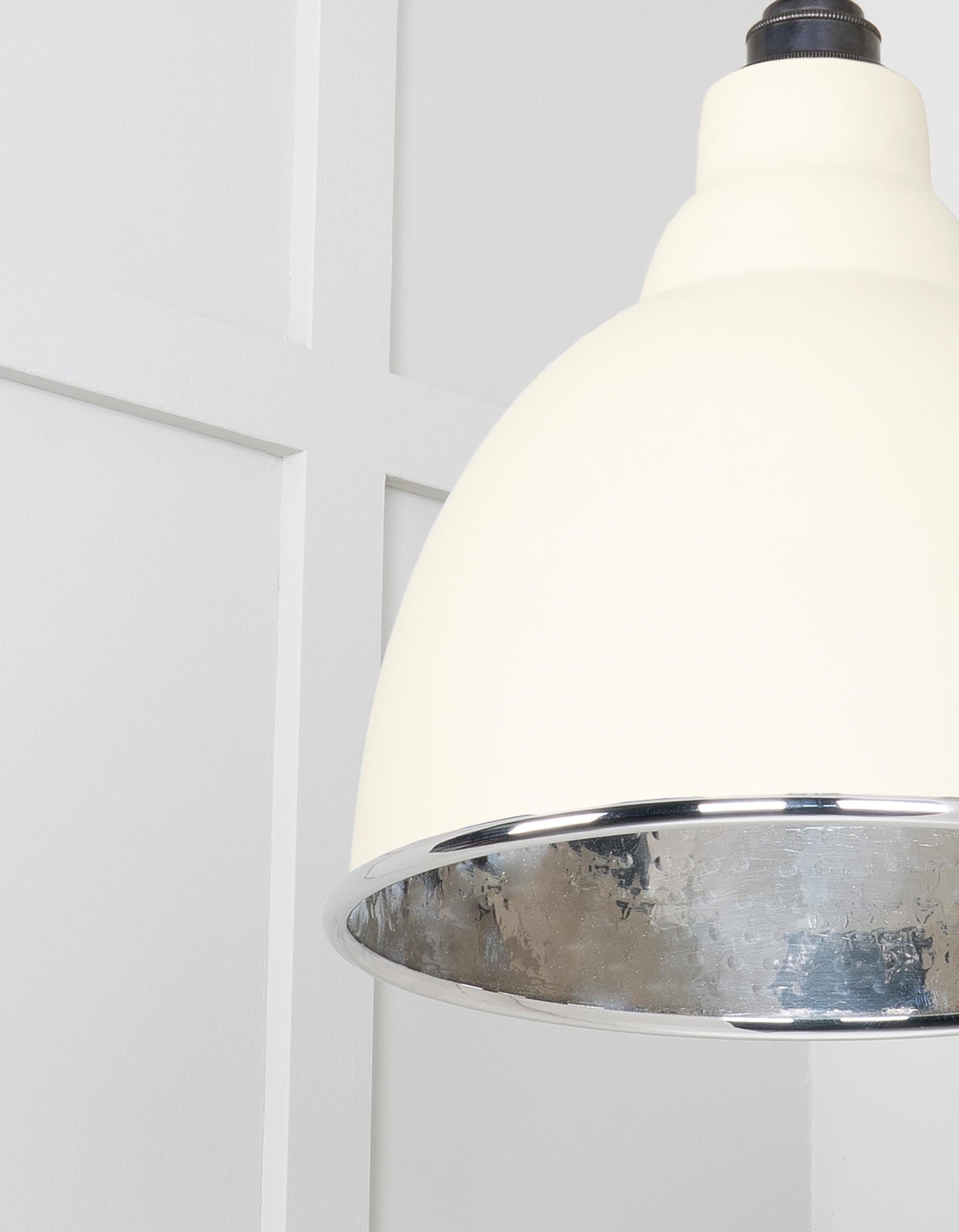 From The Anvil Hammered Nickel Brindley Pendant