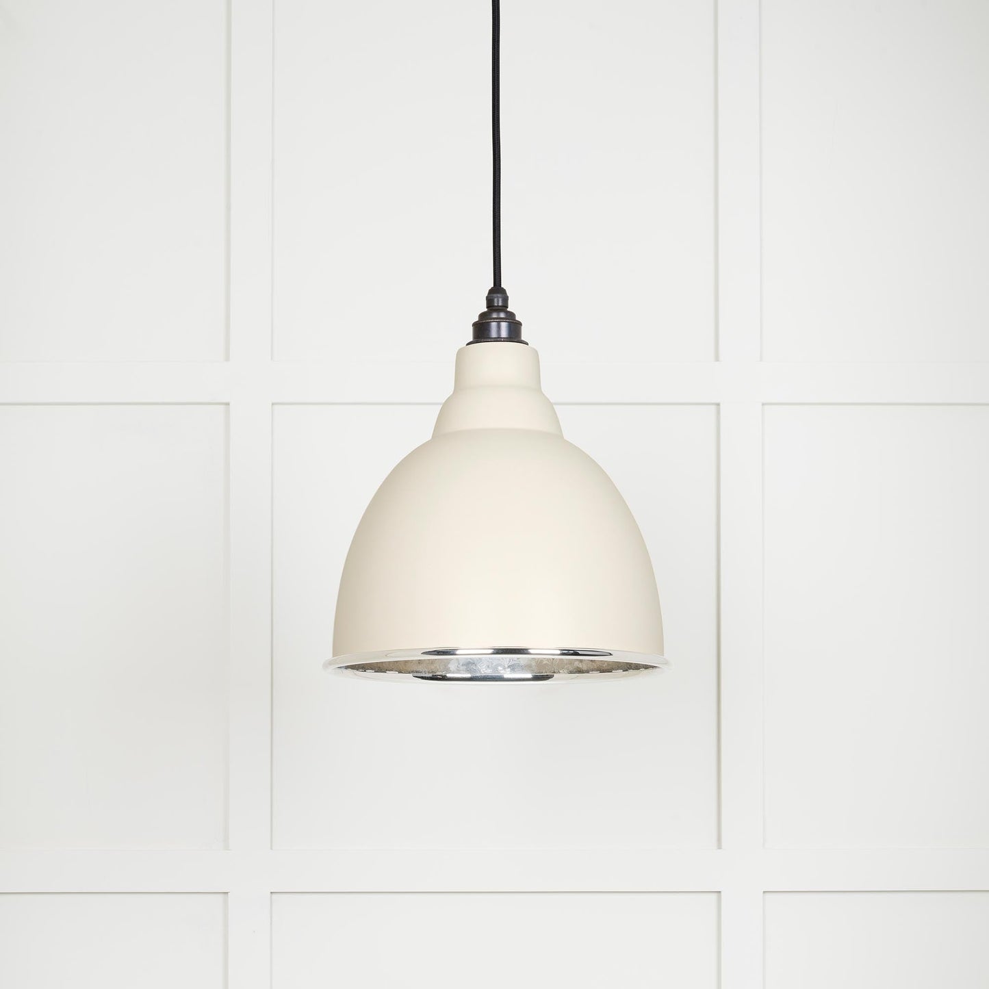 From The Anvil Hammered Nickel Brindley Pendant