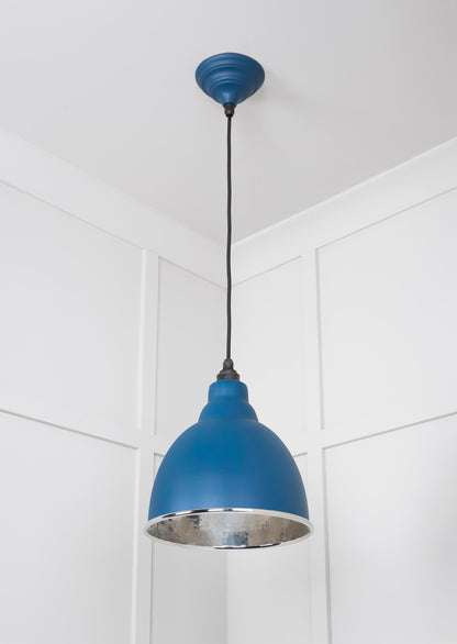 From The Anvil Hammered Nickel Brindley Pendant