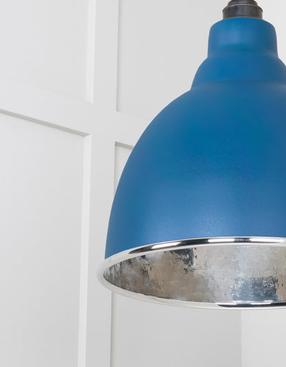 From The Anvil Hammered Nickel Brindley Pendant
