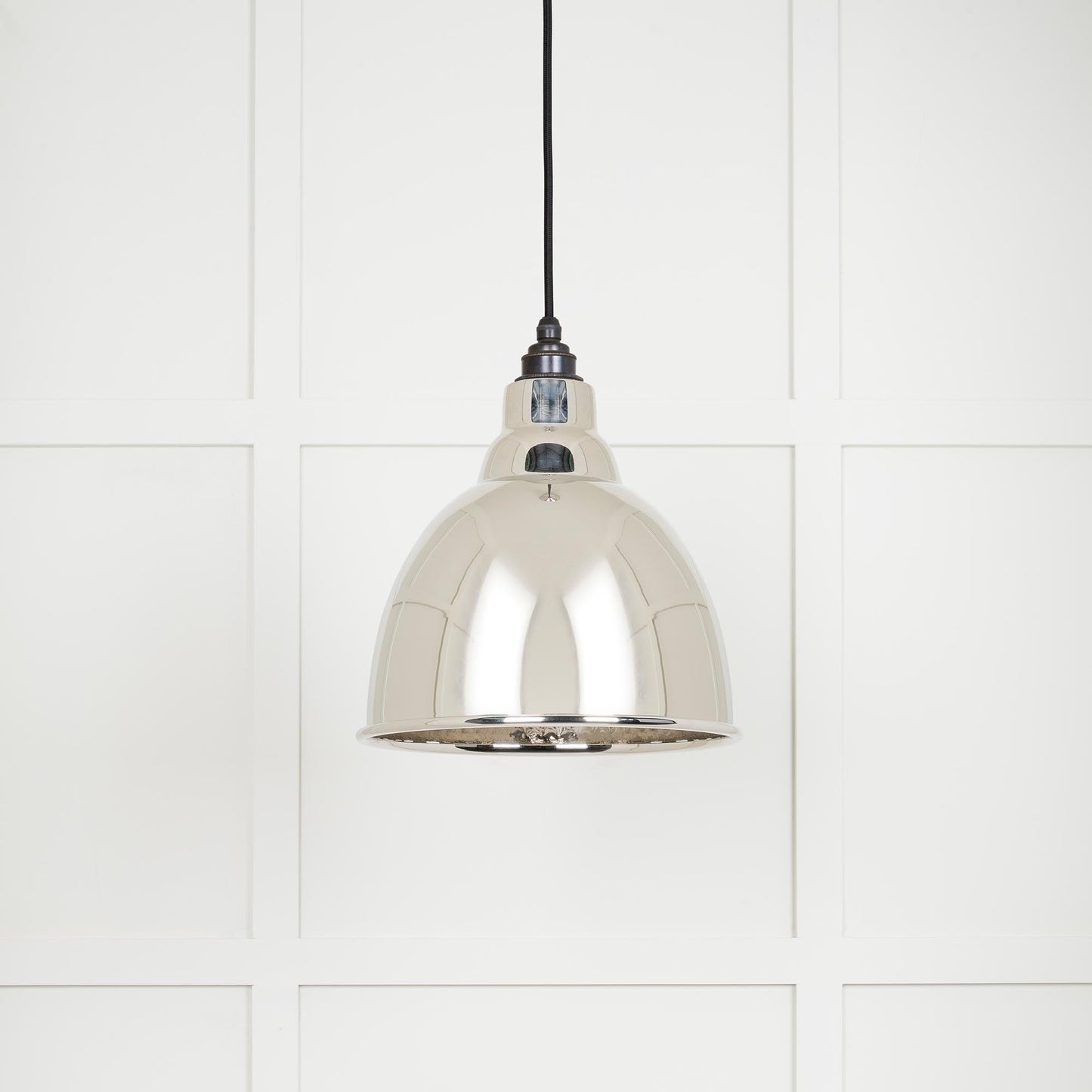 From The Anvil Hammered Nickel Brindley Pendant