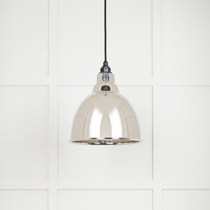 From The Anvil Hammered Nickel Brindley Pendant