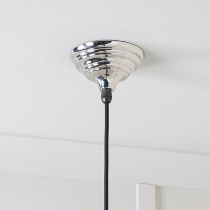 From The Anvil Hammered Nickel Brindley Pendant