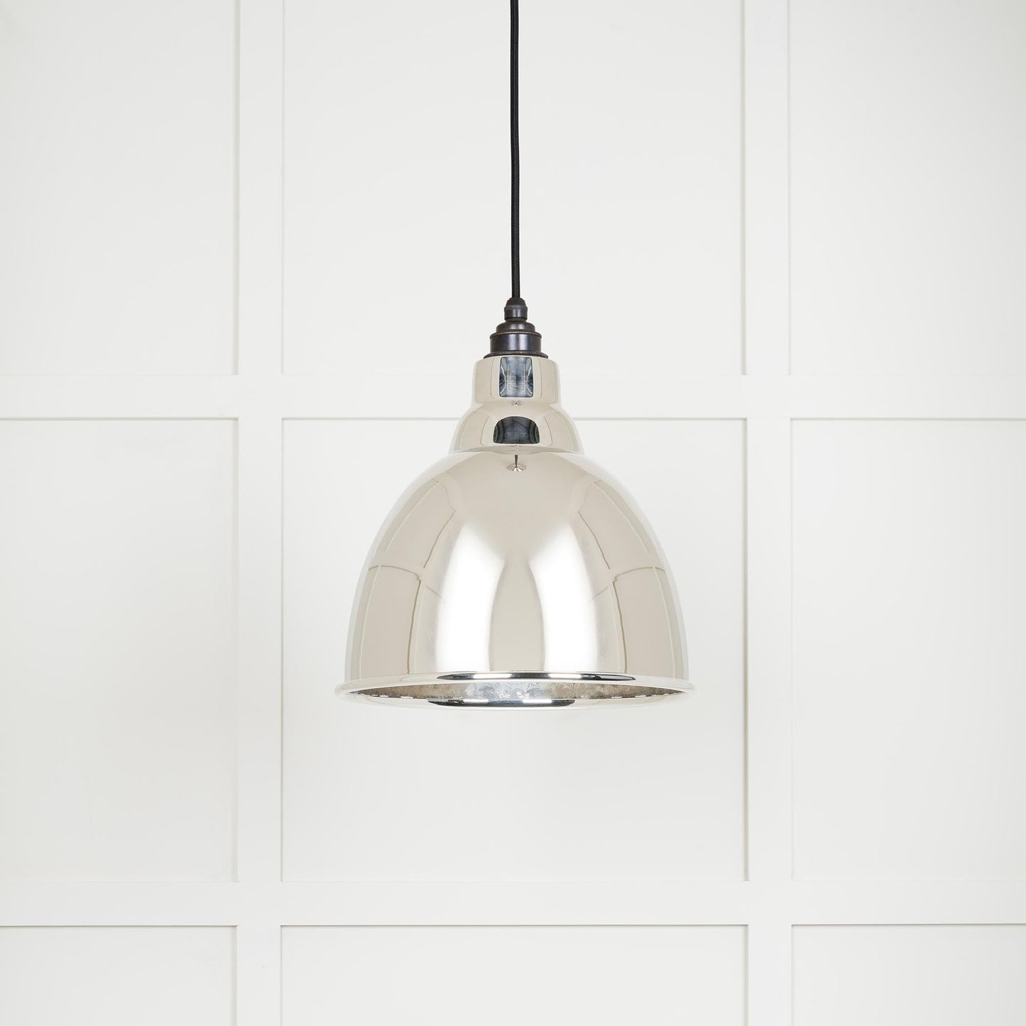 From The Anvil Hammered Nickel Brindley Pendant