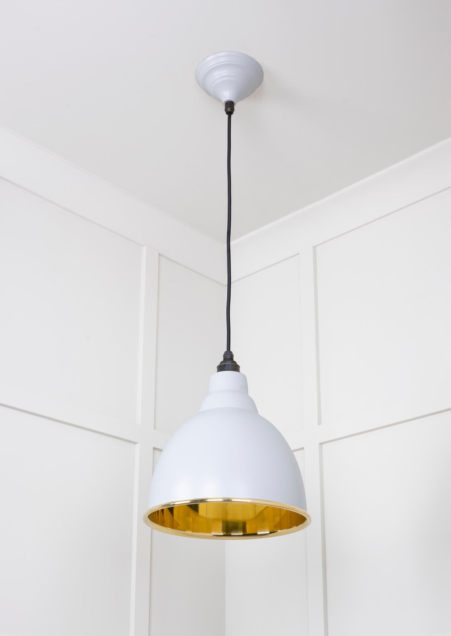 From The Anvil Smooth Brass Brindley Pendant