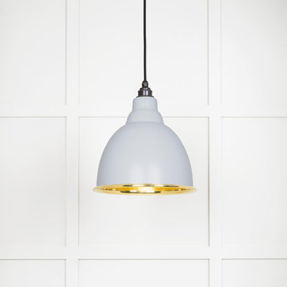 From The Anvil Smooth Brass Brindley Pendant