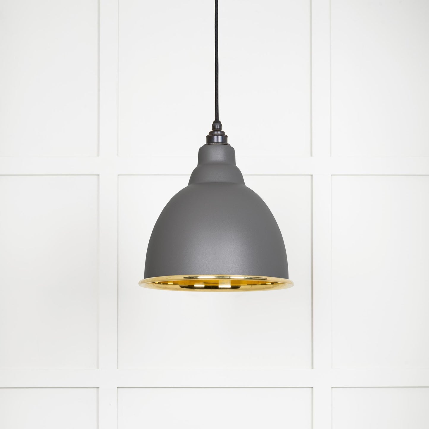 From The Anvil Smooth Brass Brindley Pendant