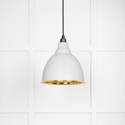 From The Anvil Smooth Brass Brindley Pendant