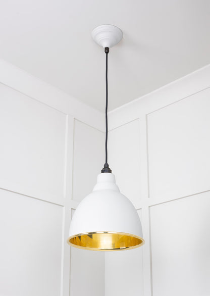 From The Anvil Smooth Brass Brindley Pendant