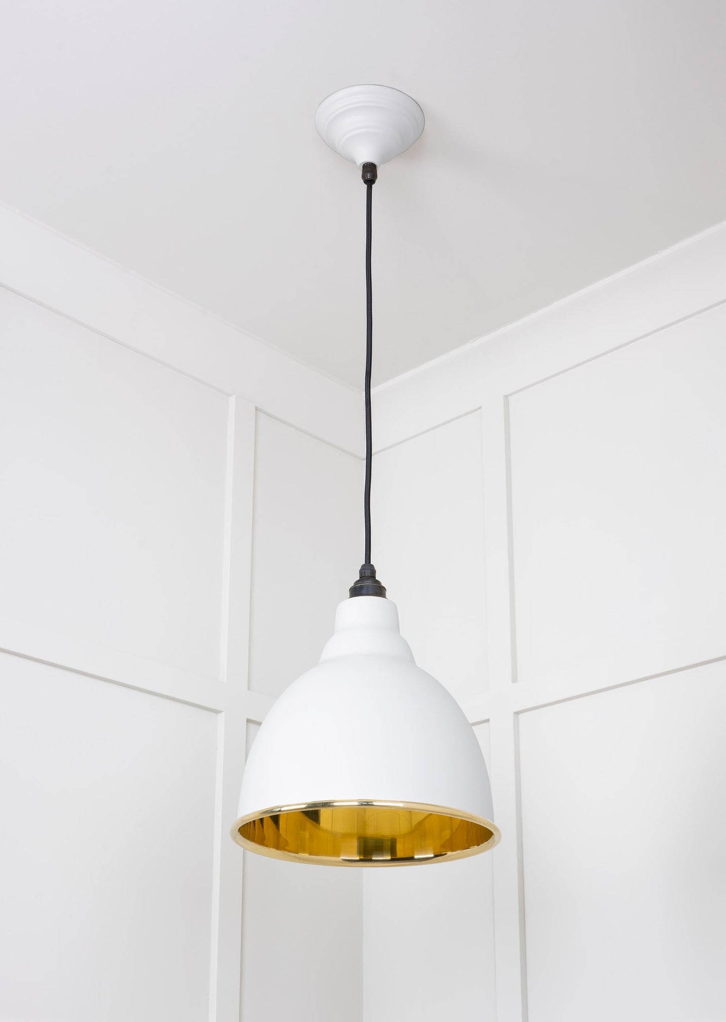 From The Anvil Smooth Brass Brindley Pendant
