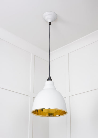 From The Anvil Smooth Brass Brindley Pendant