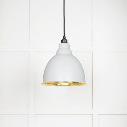From The Anvil Smooth Brass Brindley Pendant