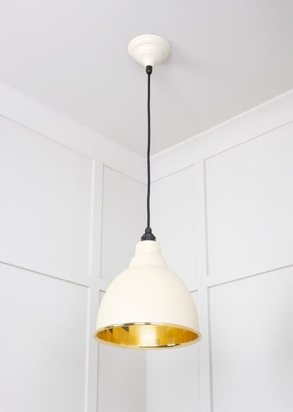 From The Anvil Smooth Brass Brindley Pendant