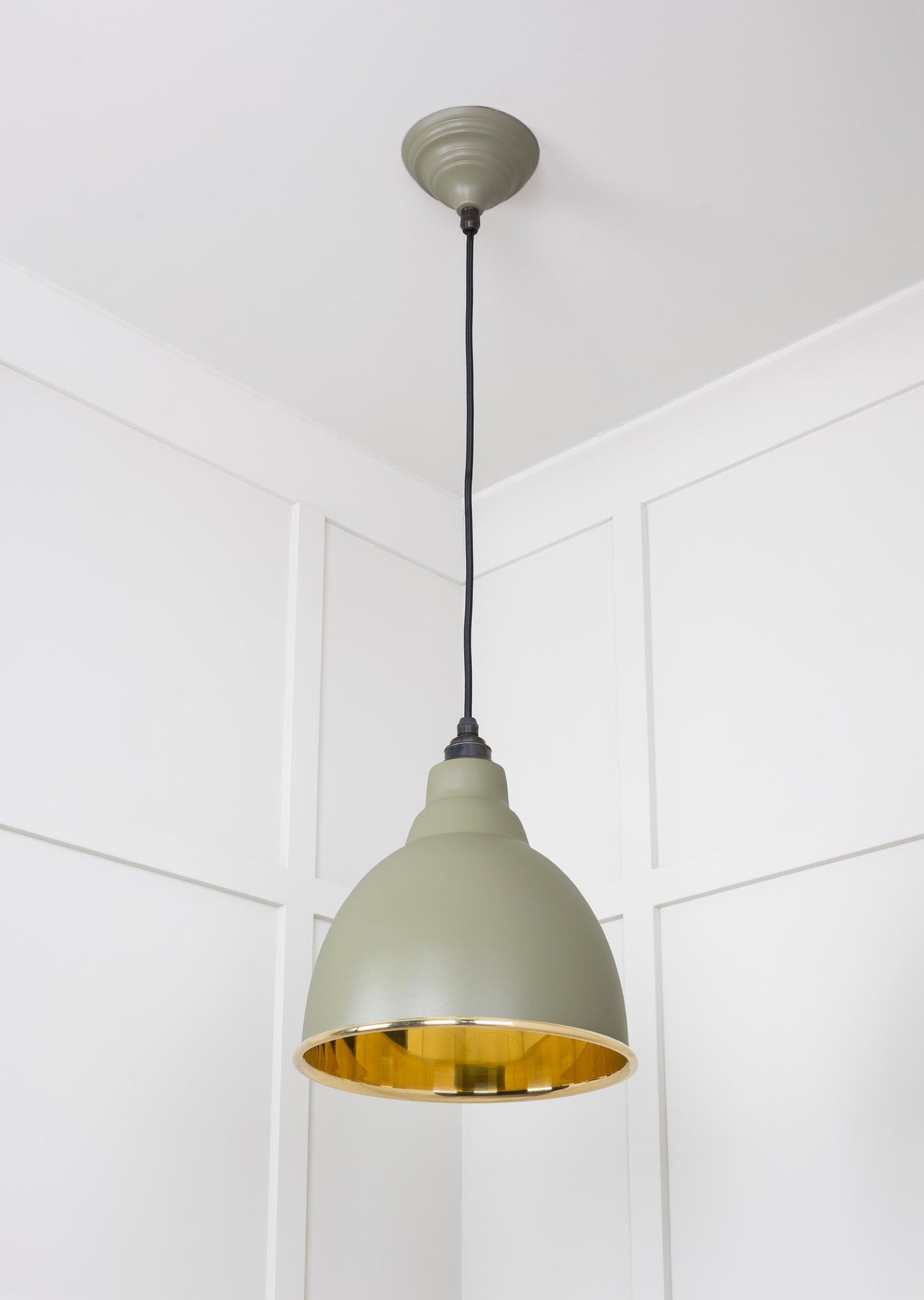 From The Anvil Smooth Brass Brindley Pendant