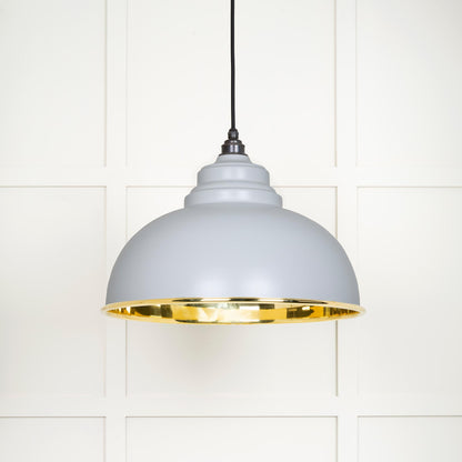 From The Anvil Smooth Brass Harborne Pendant