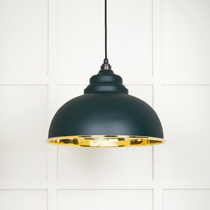 From The Anvil Smooth Brass Harborne Pendant