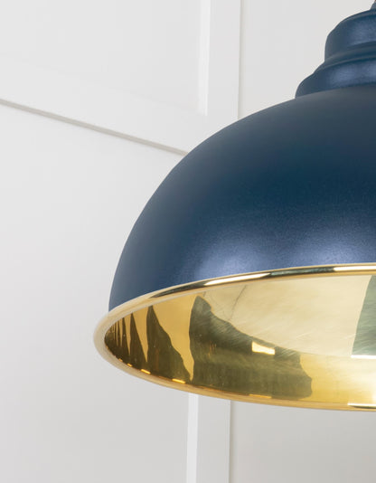 From The Anvil Smooth Brass Harborne Pendant