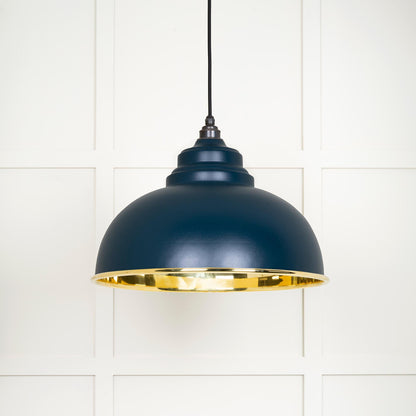 From The Anvil Smooth Brass Harborne Pendant