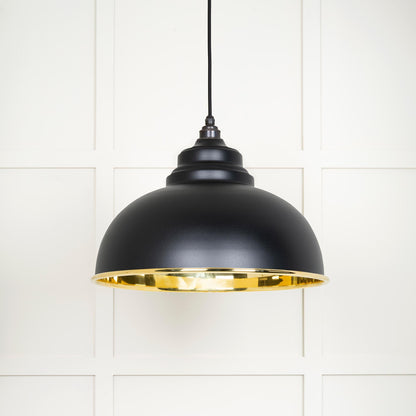 From The Anvil Smooth Brass Harborne Pendant