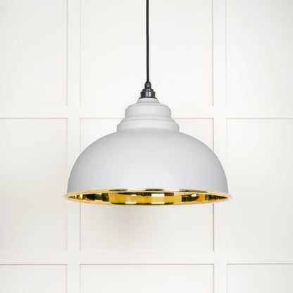 From The Anvil Smooth Brass Harborne Pendant
