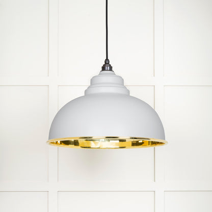 From The Anvil Smooth Brass Harborne Pendant