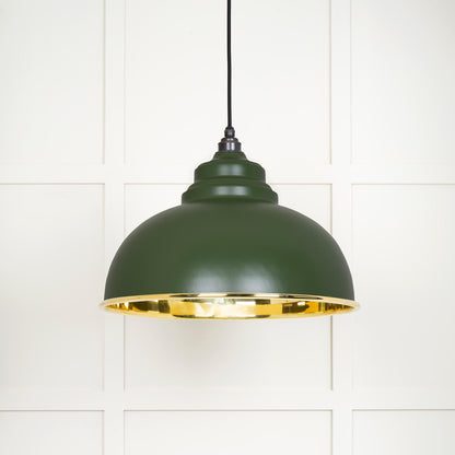 From The Anvil Smooth Brass Harborne Pendant