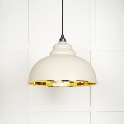 From The Anvil Smooth Brass Harborne Pendant