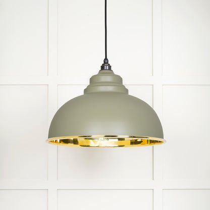 From The Anvil Smooth Brass Harborne Pendant