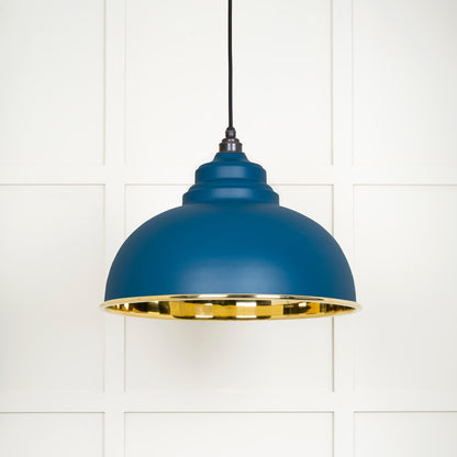 From The Anvil Smooth Brass Harborne Pendant