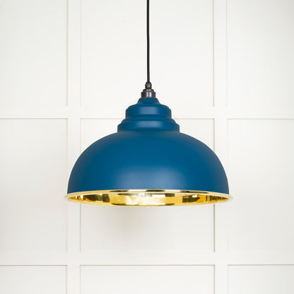 From The Anvil Smooth Brass Harborne Pendant