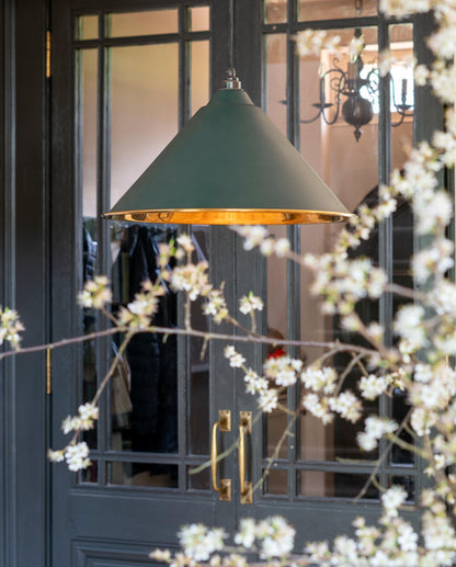 From The Anvil Smooth Brass Hockley Pendant