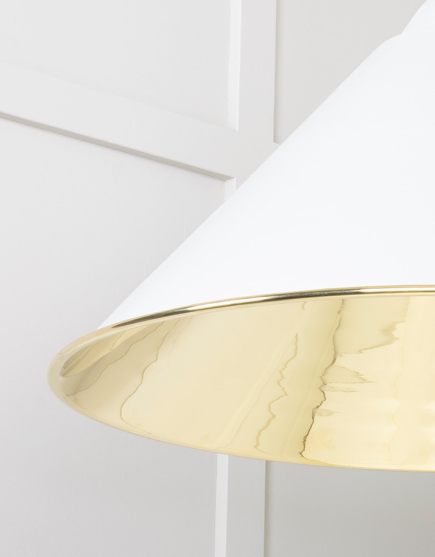 From The Anvil Smooth Brass Hockley Pendant