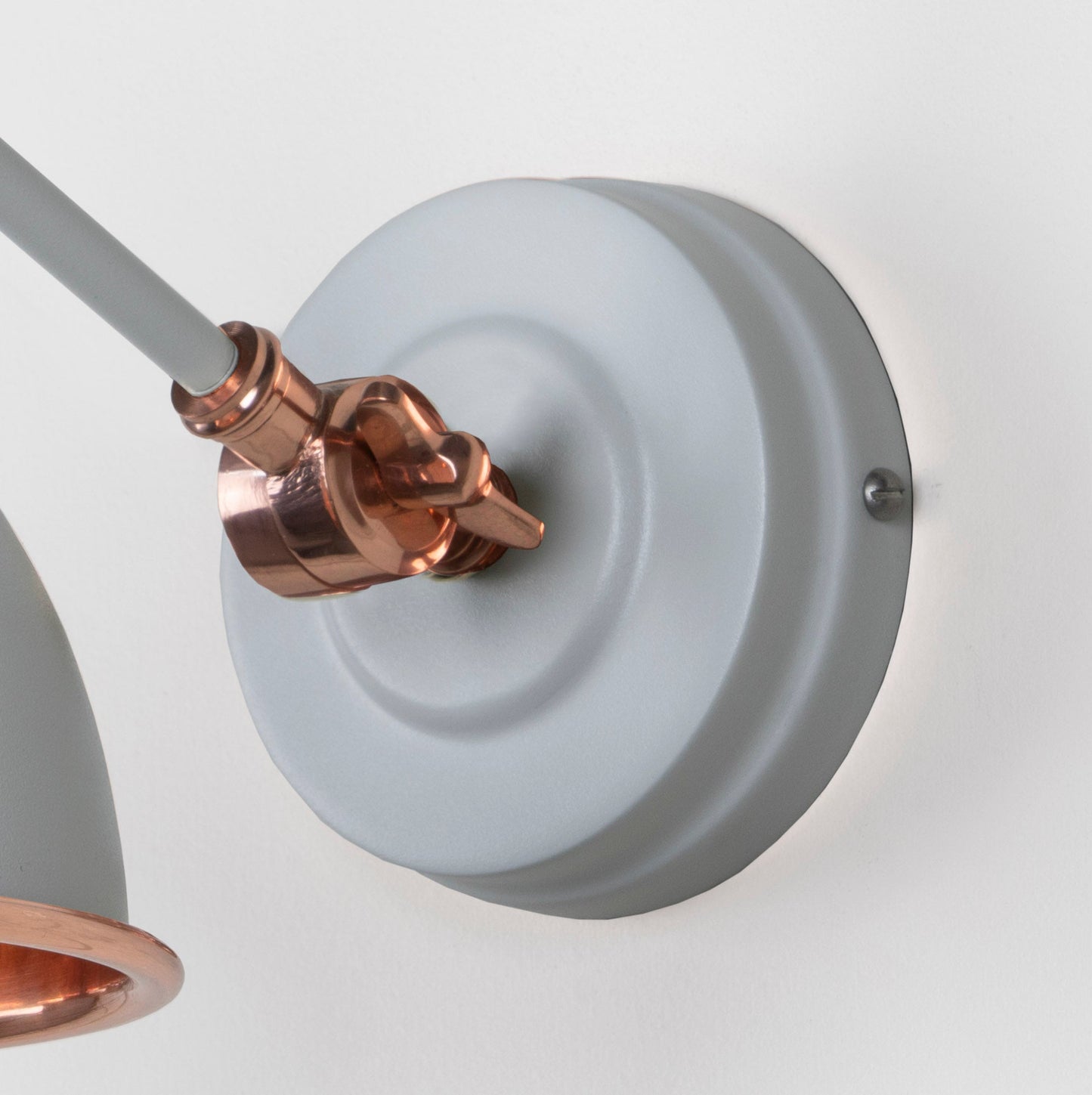 From The Anvil Smooth Copper Brindley Wall Light